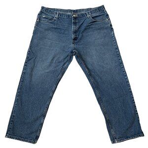 Wrangler Mens Authentic Jeans 42x30 Premium Quality Denim Loose Straight Cotton
